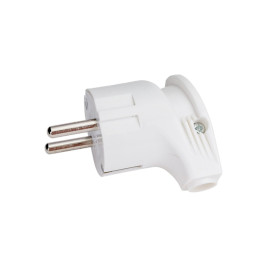 Вилка угловая с/з 16А