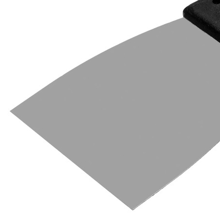 Шпательная лопатка из нержавеющей стали, 80 мм, пластмассовая ручка - Артикул 8543311