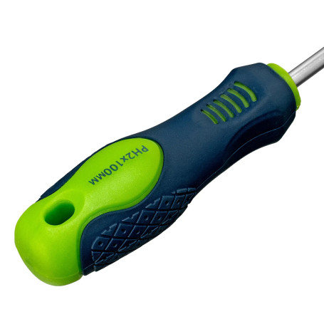 Отвертка, PH2 х 100 мм, CrV, двухкомпонентная рукоятка - Артикул 1184512