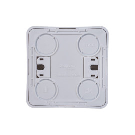 ЭТЮД О/У 2-клавишный ВЫКЛЮЧАТЕЛЬ 10 АХ, БЕЛЫЙ