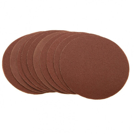 Круг абразивный на ворсовой подложке под "липучку", P 100, 125 мм, 10 шт - Артикул 73850711