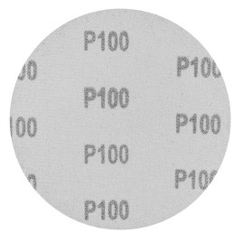 Круг абразивный на ворсовой подложке под "липучку", P 100, 125 мм, 10 шт