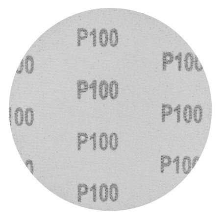 Круг абразивный на ворсовой подложке под "липучку", P 100, 125 мм, 10 шт - Артикул 73850711