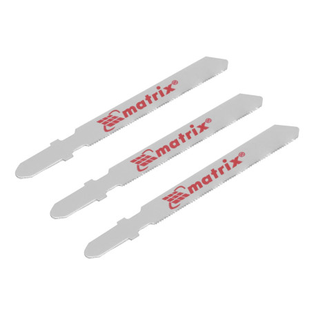 Полотна для электролобзика по металлу, 3 шт, 50 х 0.8 мм, HSS, EU- хвостовик - Артикул 7814311