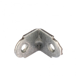 Уголок мебельный усиленный, 20х20х16 мм, цинк, 10 шт.