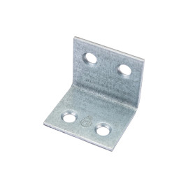 Уголок мебельный, 25х25х30 мм, цинк, 10 шт.