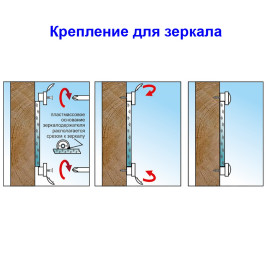 Комплект крепления зеркала