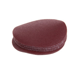 Круг абразивный на ворсовой подложке под "липучку", P 60, 125 мм, 10 шт