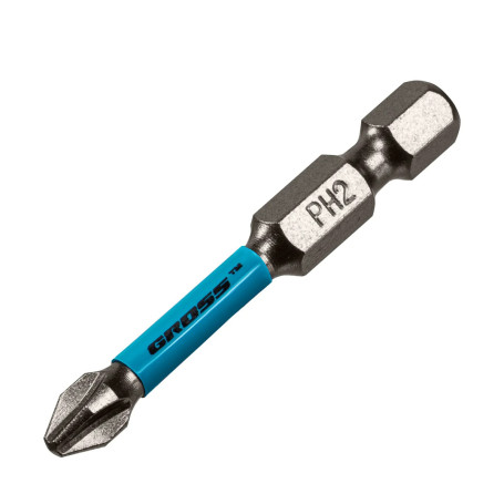 Набор бит торсионных PH2 x 50 мм, для ударных шуруповертов, 2 шт. Gross - Артикул 1149311