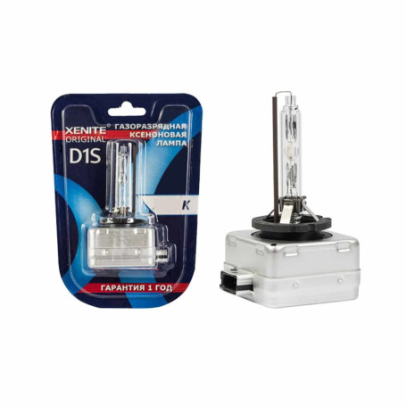 Лампа автомобильная ксеноновая D1S, 85V, 35Вт, PK32d-2, 4300К, Original XENITE - 1 шт - Артикул 1004113_XNI