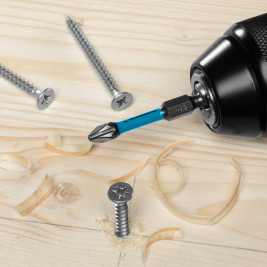 Набор бит торсионных PZ2 x 50 мм, для ударных шуруповертов, 2 шт. Gross