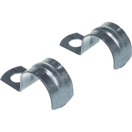 Скоба металлическая однолапковая, 21 мм, 100 шт