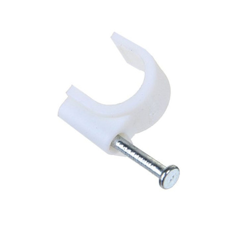 Скобы электроустановочные, 10 мм, круглый профиль, 40 шт. - Артикул 4752211