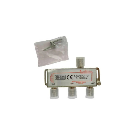 Сплиттер (делитель) эфирный на 3 телевизора 5-1000Hz - Артикул 10121500