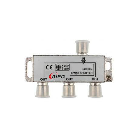 Сплиттер (делитель) эфирный на 3 телевизора 5-2500Hz Спутник - Артикул 05-6201-4