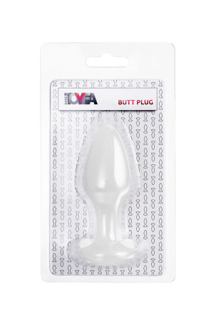 Белая акриловая анальная втулка - 9,5 см. - Артикул 229634