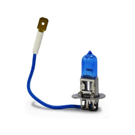 Лампа автомобильная галогеновая H3, 12V, 55Вт, PK22s, 5000К, ATLAS AVS - 2 шт