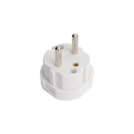 Переходник с английской вилки 13А, 250В, белый, AY-KA