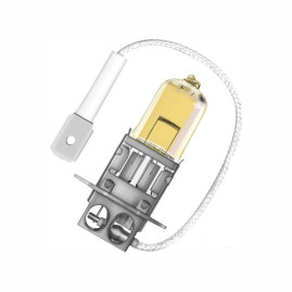 Лампа автомобильная галогеновая H3, 24V, 70Вт, PK22s, YELLOW, LYNXAUTO - 1 шт
