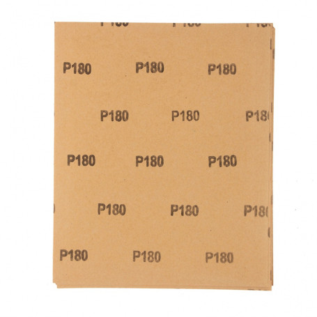 Шлифлист на бумажной основе, P 180, 230 х 280 мм, 10 шт, водостойкий - Артикул 7561211