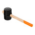 Киянка с деревянной ручкой чёрной резиной 910 г - Артикул 111605