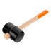 Киянка с деревянной ручкой чёрной резиной 910 г - Артикул 111605
