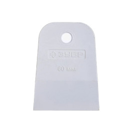 Шпатель резиновый белый 60 мм