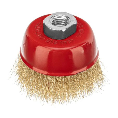 Чашка для УШМ зачистная 75 мм латуневая проволока - Артикул 7460411