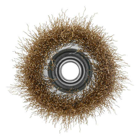 Чашка для УШМ зачистная 75 мм латуневая проволока - Артикул 7460411