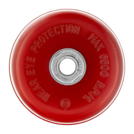 Щетка для УШМ, 125 мм, М14, "чашка", латунированная витая проволока