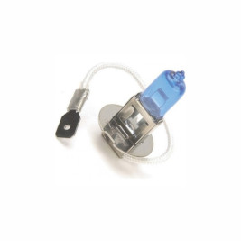 Лампа автомобильная галогеновая H3, 12V, 55Вт, PK22s, SUPER WHITE, LYNXAUTO - 1 шт