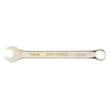 Ключ комбинированный, 11 мм, желтый цинк - Артикул 1497711