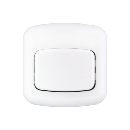 Кнопка звонка квадратная белая Минск Bylectrica - Артикул 13665