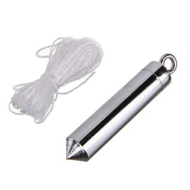 Отвес цилиндрический, 300 г, шнур 5 м