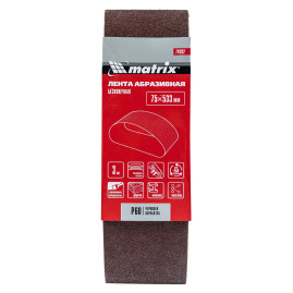 Лента абразивная бесконечная, P 60, 75 х 533 мм, 3 шт