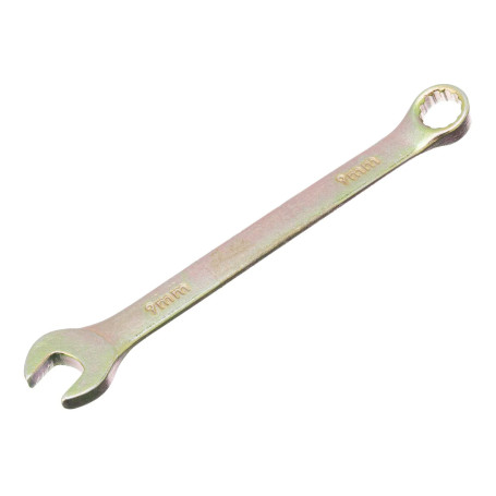 Ключ комбинированный, 9 мм, желтый цинк - Артикул 1497511