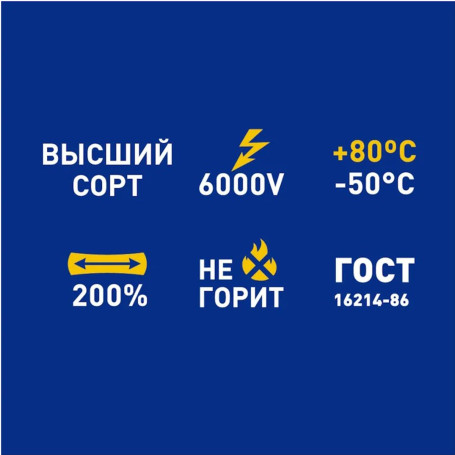 Изолента sefline жёлто зелёная 19 мм х 20 м - Артикул izo1920