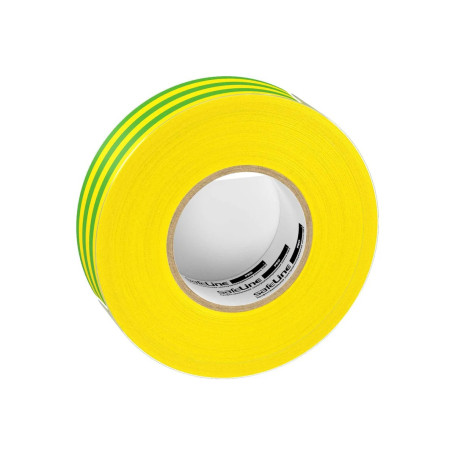 Изолента sefline жёлто зелёная 19 мм х 20 м - Артикул izo1920
