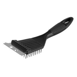 Щетка для чистки гриля 20 см, 2 в 1 (щетка, скребок)