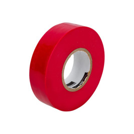 Изолента красная 19 мм 20 м safeline