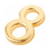 Цифра дверная 8, металл, золото - Артикул 216030