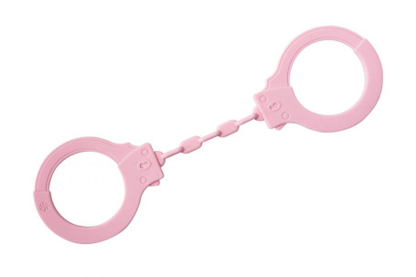 Розовые силиконовые поножи Limitation - Артикул 244911