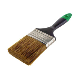Кисть плоская, искусственная щетина, для лака, 75мм