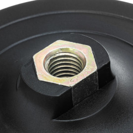 Насадка для дрели и УШМ с липучкой, 125 мм, твердая