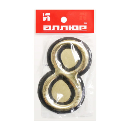 Цифра дверная 8, пластик, золото - Артикул 510211