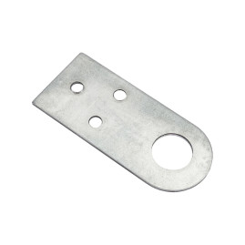 Проушина прямая, 2 мм, 70 х 30 мм, цинк Россия