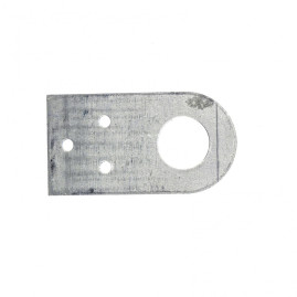 Проушина прямая, 2 мм, 75 х 40 мм, цинк Россия