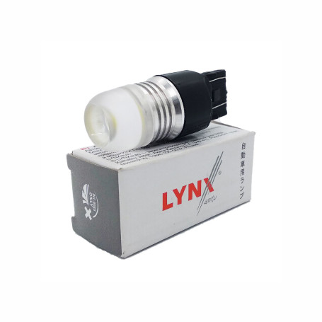 Лампа автомобильная светодиодная W21/5W, T20, 12V, 21/5W, W3x16q, 7000K, LYNXAUTO - 1 шт - Артикул LD15621_LYN