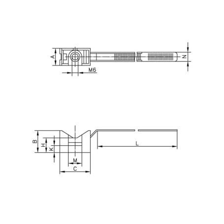 Держатель с хомутом, д.16 - 32мм DKC ( 10 шт) - Артикул 51200