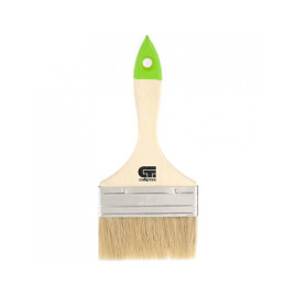 Кисть плоская, натуральная щетина, 75 мм